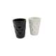 Dubbe Espressobecher weiß + schwarz