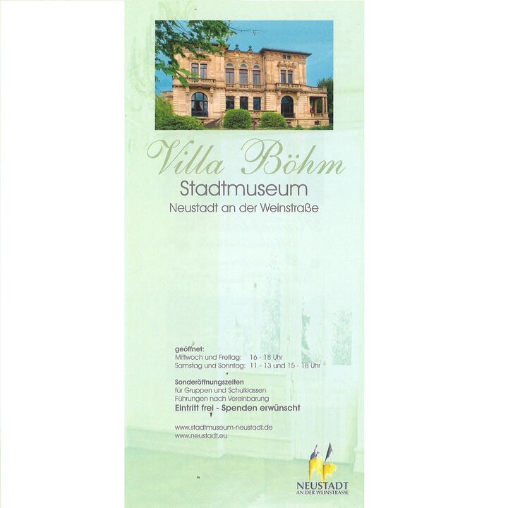 Flyer Villa Böhm