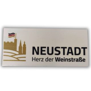 Aufkleber Neustadt Herz der Weinstraße