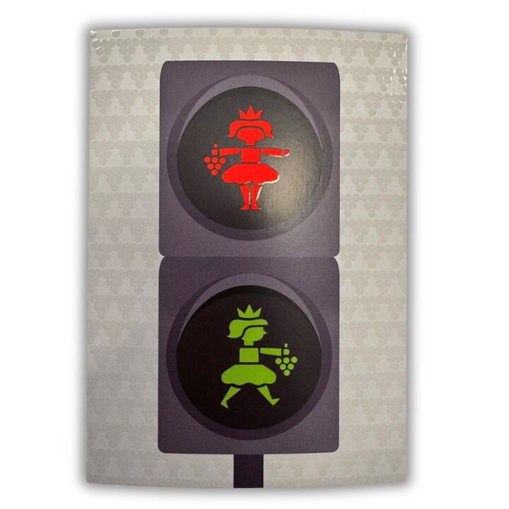 Postkarte Ampelkönigin